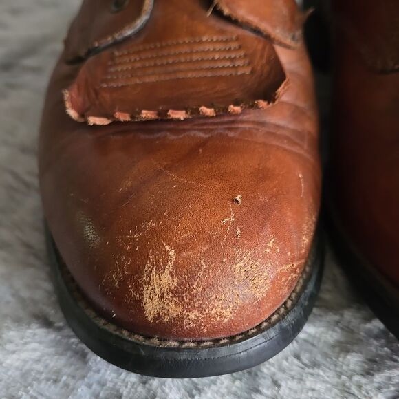 Ariat Brown Leather Ankle Boots, Women's Size 7, Decent Condition - Picture 7 of 13